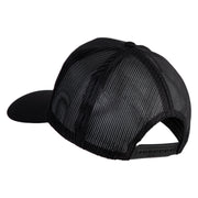 U.S. Army Combat Action Patched Solid Cotton Twill Mesh Prostyle Cap - Black OSFM