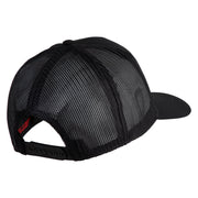 U.S. Army Combat Action Patched Solid Cotton Twill Mesh Prostyle Cap - Black OSFM