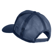 U.S. Army Combat Action Patched Solid Cotton Twill Mesh Prostyle Cap - Navy OSFM