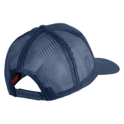 U.S. Army Combat Action Patched Solid Cotton Twill Mesh Prostyle Cap - Navy OSFM