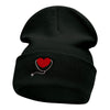 Curative Heart Logo Embroidered Long Knitted Beanie