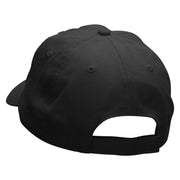 High Ranking Embroidered Low Profile Dyed Cotton Twill Cap - Black OSFM