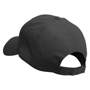 Happy Tennis Mom Embroidered Low Profile Organic Cotton Cap - Black OSFM