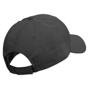 Happy Tennis Mom Embroidered Low Profile Organic Cotton Cap - Black OSFM