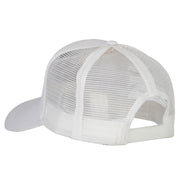 US Air Force Retired Circle Embroidered Solid Cotton Mesh Pro Cap