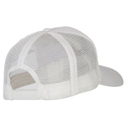 US Air Force Retired Circle Embroidered Solid Cotton Mesh Pro Cap