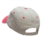 Composit Bow Embroidered Pigment Dyed Wash Caps