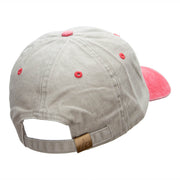 Composit Bow Embroidered Pigment Dyed Wash Caps