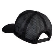 U.S. Army Air Corps Patched Solid Cotton Twill Mesh Prostyle Cap - Black OSFM