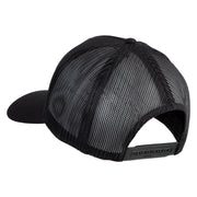 USS Galveston CL 93 Patched Solid Cotton Twill 5 panel Mesh Back Cap - Black OSFM