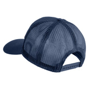 U.S. Army Air Corps Patched Solid Cotton Twill Mesh Prostyle Cap - Navy OSFM