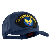 U.S. Army Air Corps Patched Solid Cotton Twill Mesh Prostyle Cap - Navy OSFM