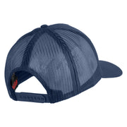 USS Galveston CL 93 Patched Solid Cotton Twill 5 panel Mesh Back Cap - Navy OSFM