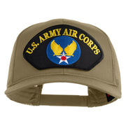 U.S. Army Air Corps Patched Solid Cotton Twill Mesh Prostyle Cap - Khaki OSFM