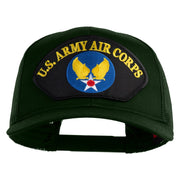 U.S. Army Air Corps Patched Solid Cotton Twill Mesh Prostyle Cap - Dark Green OSFM