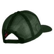 U.S. Army Air Corps Patched Solid Cotton Twill Mesh Prostyle Cap - Dark Green OSFM