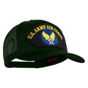 U.S. Army Air Corps Patched Solid Cotton Twill Mesh Prostyle Cap - Dark Green OSFM