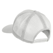 USS Galveston CL 93 Patched Solid Cotton Twill 5 panel Mesh Back Cap - White OSFM