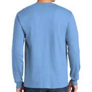 Mississippi Red Fox Graphic Design Men's Big Size Ultra Cotton Long Sleeve T-Shirt - Carolina-Blue XS