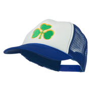 Clover St.Patrick's Day Embroidered Foam Mesh Cap