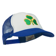 Clover St.Patrick's Day Embroidered Foam Mesh Cap