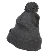 Chess Piece Knight Embroidered Pom Beanie