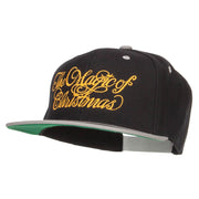 Magic of Christmas Embroidered Snapback