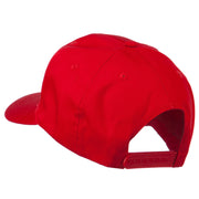 Checkered Flag Numbers Embroidered Red High Profile Cap