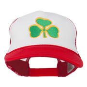 Clover St.Patrick's Day Embroidered Foam Mesh Cap