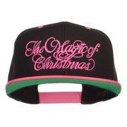 Magic of Christmas Embroidered Snapback