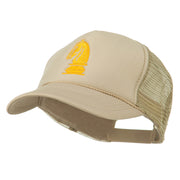 Chess Knight Embroidered Foam Front Mesh Back Cap