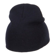 Chess Piece Kight Embroidered Short Beanie