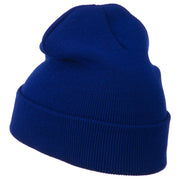 Crew Embroidered Long Knitted Beanie