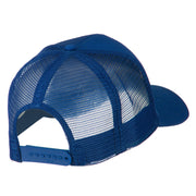 Captain Embroidered Mesh Back Cap