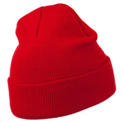 Crew Embroidered Long Knitted Beanie