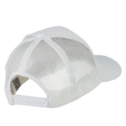 Captain Embroidered Mesh Back Cap