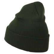 Crew Embroidered Long Knitted Beanie