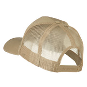 Captain Embroidered Mesh Back Cap