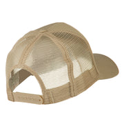 Captain Embroidered Mesh Back Cap