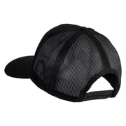 187th Airborne Rakkasans Patched Solid Cotton Twill Mesh Prostyle Cap - Black OSFM