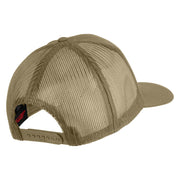 187th Airborne Rakkasans Patched Solid Cotton Twill Mesh Prostyle Cap - Khaki OSFM