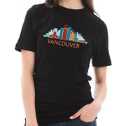 Downtown Vancouver Graphic Design Deluxe Jersey T-Shirt