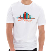 Downtown Vancouver Graphic Design Deluxe Jersey T-Shirt