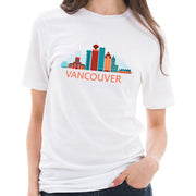 Downtown Vancouver Graphic Design Deluxe Jersey T-Shirt