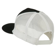 Classic 5 Panel Two Tone Mesh Trucker Snapback Cap