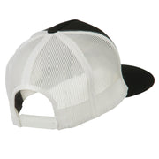 Classic 5 Panel Two Tone Mesh Trucker Snapback Cap