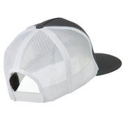 Classic 5 Panel Two Tone Mesh Trucker Snapback Cap