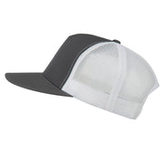 Classic 5 Panel Two Tone Mesh Trucker Snapback Cap