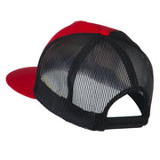 Classic 5 Panel Two Tone Mesh Trucker Snapback Cap