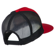 Classic 5 Panel Two Tone Mesh Trucker Snapback Cap